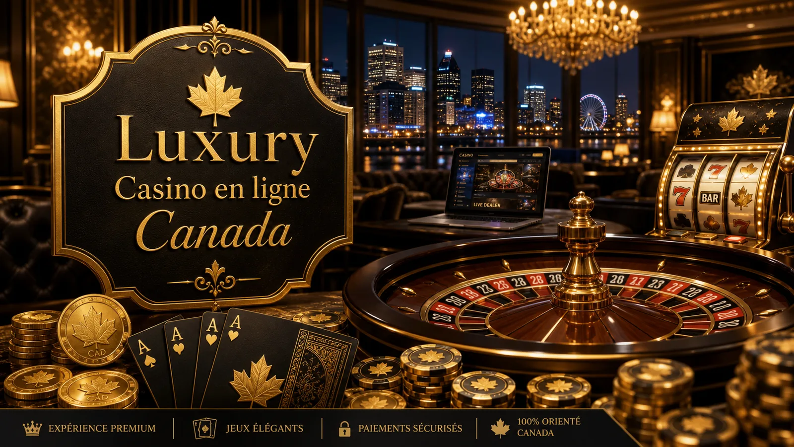 Luxury Casino en ligne Canada content banner